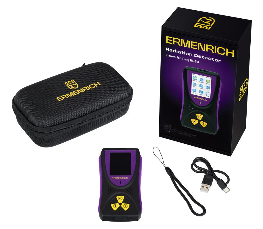 Ermenrich Ping RD50 Radyasyon Dedektörü