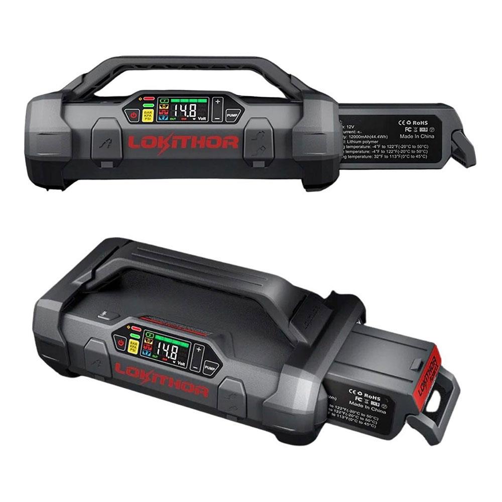 Lokithor APARTX4000 12V 4000Amp Li-Polimer Akıllı Akü Takviye + Pompa + Powerbank + Led Lamba