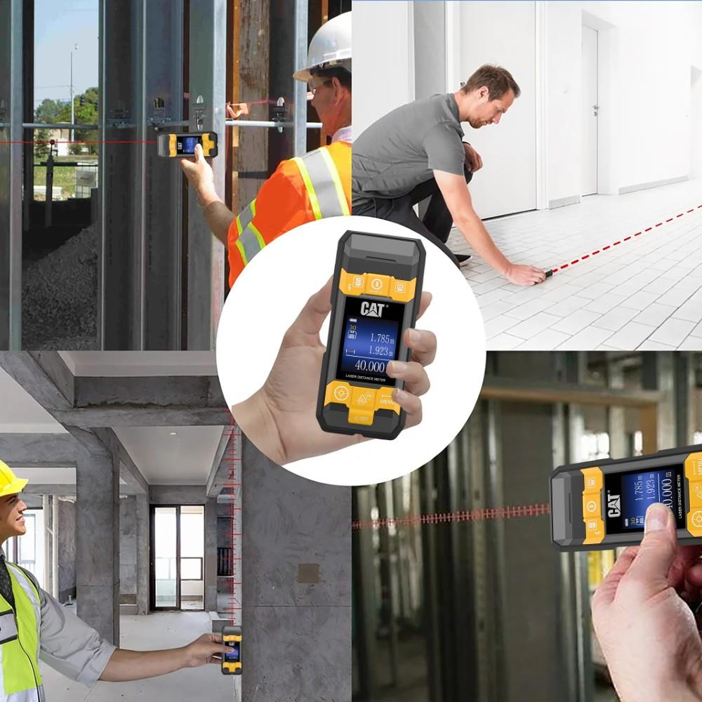 CAT DA980621 3.7Volt Li-Po 3’ü 1 Arada 40M Lazer Metre +Hizalama +Metal/Ahşap/Voltaj Dedektörü