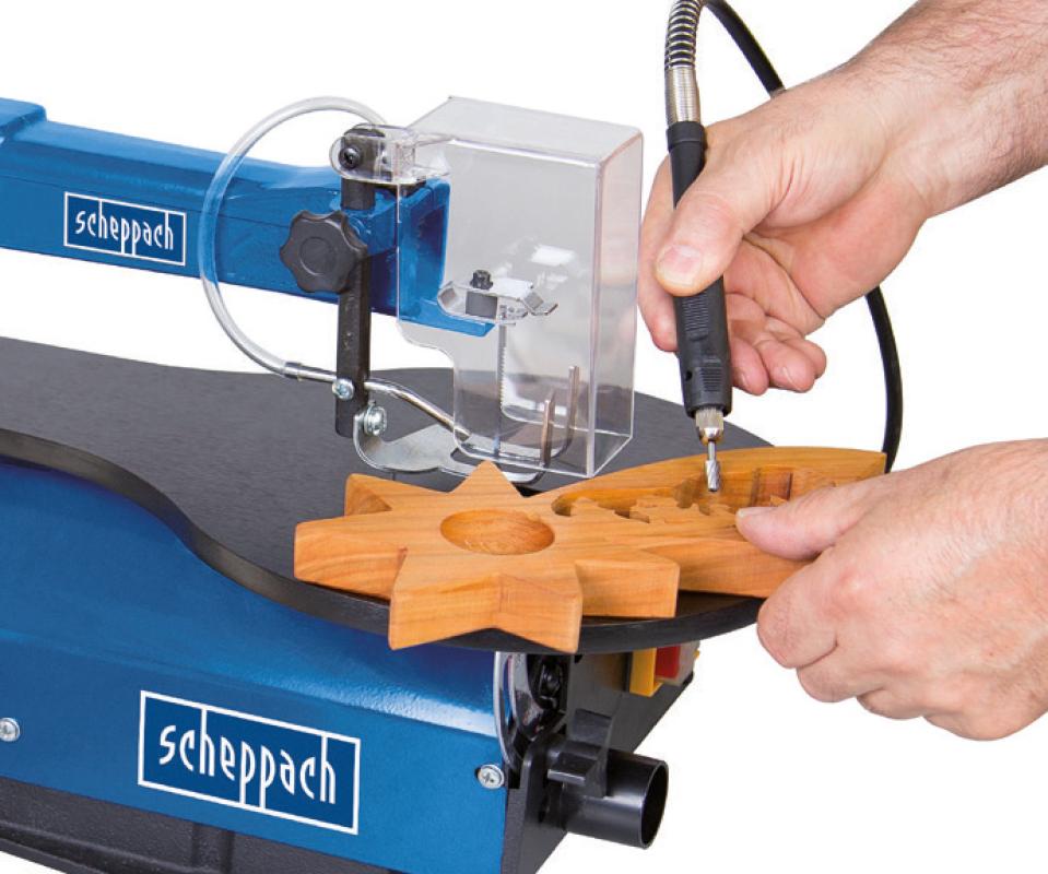 Scheppach DECO-FLEX Dekupaj Testere ( Esnek Şaftlı )