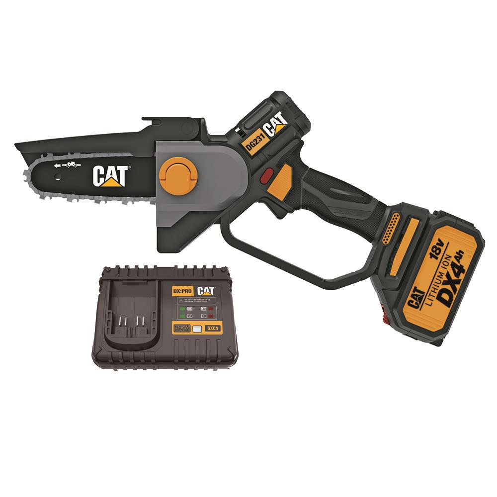 CAT DG231 18Volt 4.0Ah Li-ion 12CM Profesyonel Şarjlı Kömürsüz Zincirli Testere