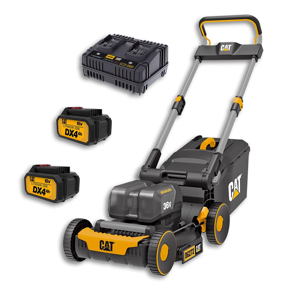 CAT DG272 36Volt 4.0Ah. Li-ion 41CM Profesyonel Kömürsüz Şarjlı Çim Biçme