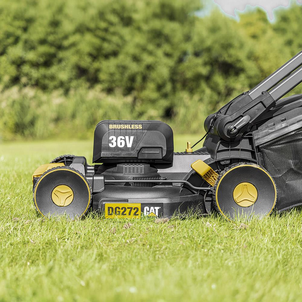 CAT DG272 36Volt 4.0Ah. Li-ion 41CM Profesyonel Kömürsüz Şarjlı Çim Biçme