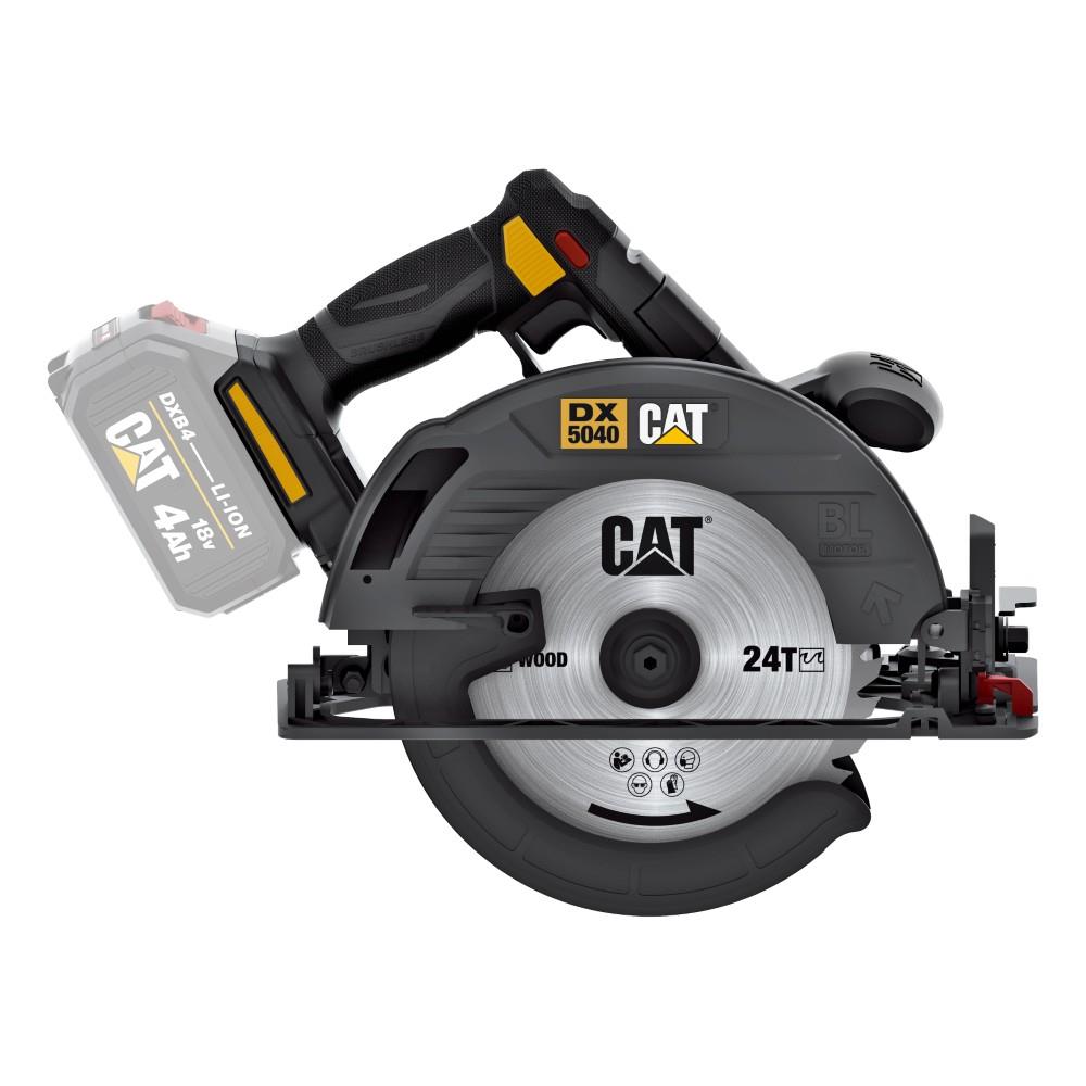 CAT DX5040B 18Volt 185mm Kömürsüz Profesyonel Daire Testere (Akü Dahil Değildir)