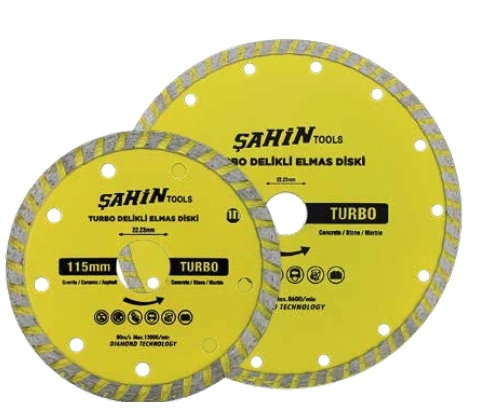 Şahin ŞHT-085 230mm Turbo Elmas Testere 10’lu