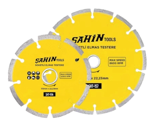Şahin ŞHT-157 180mm Soketli Elmas Testere 6’lı