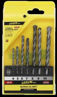 Şahin ŞHT-257 7 Parça Elmas Uç Seti