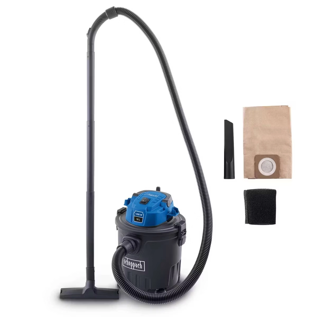 Scheppach VC16 1200W Islak/Kuru Elektrikli Süpürge