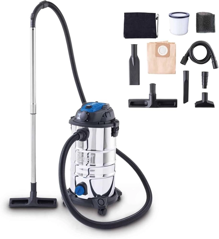 Scheppach VC30Premium 1500W Islak/Kuru Elektrikli Süpürge