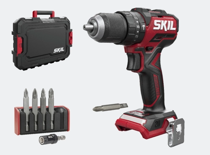 SKIL COMPACT 3075JA 20V Akülü Darbeli Matkap (Aküsüz) Çantalı