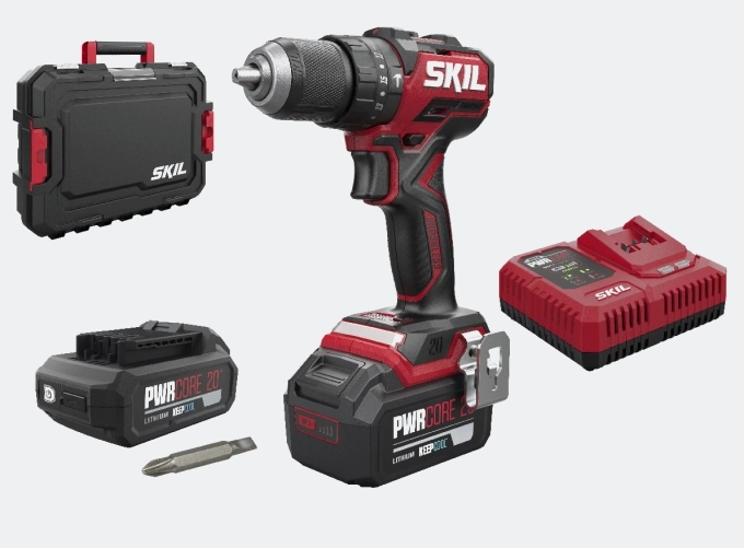 SKIL COMPACT 3075HA 20V Akülü Darbeli Matkap 2.0Ah + 4.0Ah Çantalı