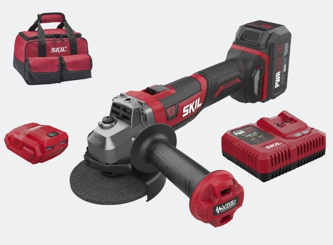 SKIL XP 3930DB 20V Akülü Avuç Taşlama 125mm 4.0Ah Çantalı