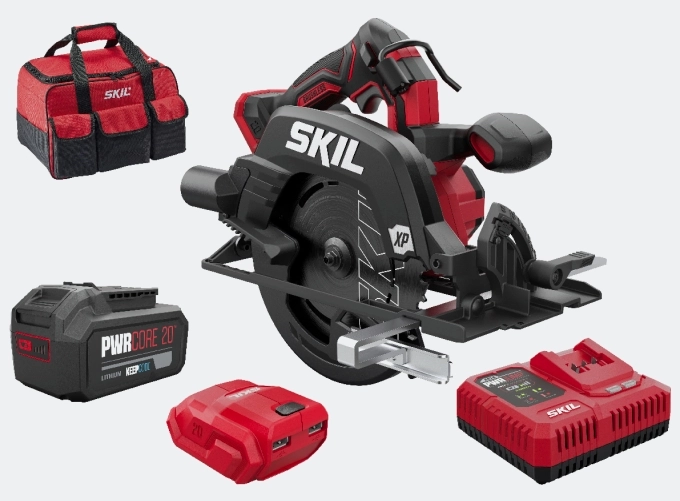 SKIL XP 3571DA 20V Akülü Daire Testere 184mm 4.0Ah Çantalı