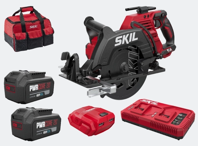 SKIL XP 3572EA 20V Akülü Daire Testere 184mm 2x4.0Ah Çantalı
