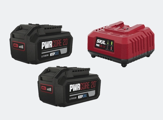 SKIL 3112BA 20V 2x4.0Ah Akü + 2.4Ah Şarj Cihazı