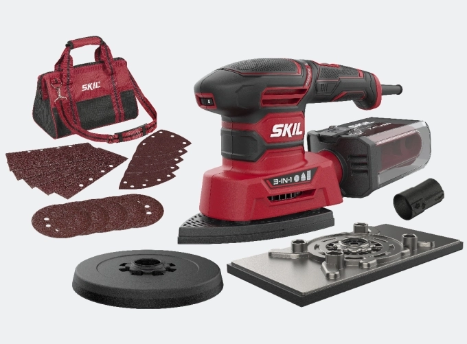 SKIL 7280DA 250W 3 IN 1 Multi Zımpara Çantalı