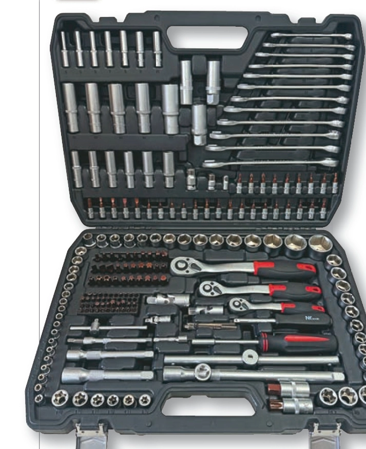 Nttools NCSET218 218 Parça 1/4’’-3/8’’1/2’’ S2 Bits ve CrV Lokma Seti