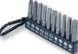 Nttools PRBZ050SET10A 10 Parça 50mm 1/4’’ S2 Bits Seti
