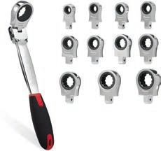 Nttools NCTA13KAS 13 Parça Değişebilir Kafalı Kombine Anahtar Takımı
