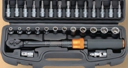 Nttools NTTASET33 33 Parça 1/4’’ 1-25Nm Tork Anahtarlı Bits ve Lokma Seti
