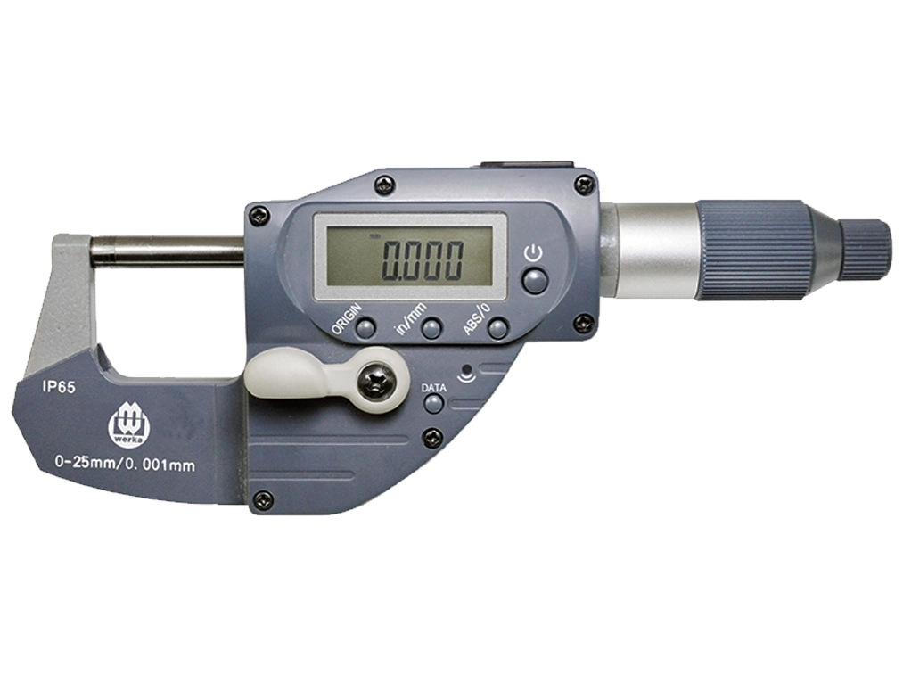 Werka W3217-25W 0-25mm IP65 Dijital Dış Çap Mikrometresi