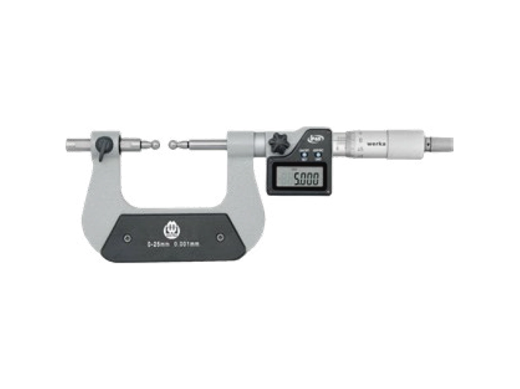 Werka W3224-75 50-75mm IP65 Dijital Dişli Mikrometresi