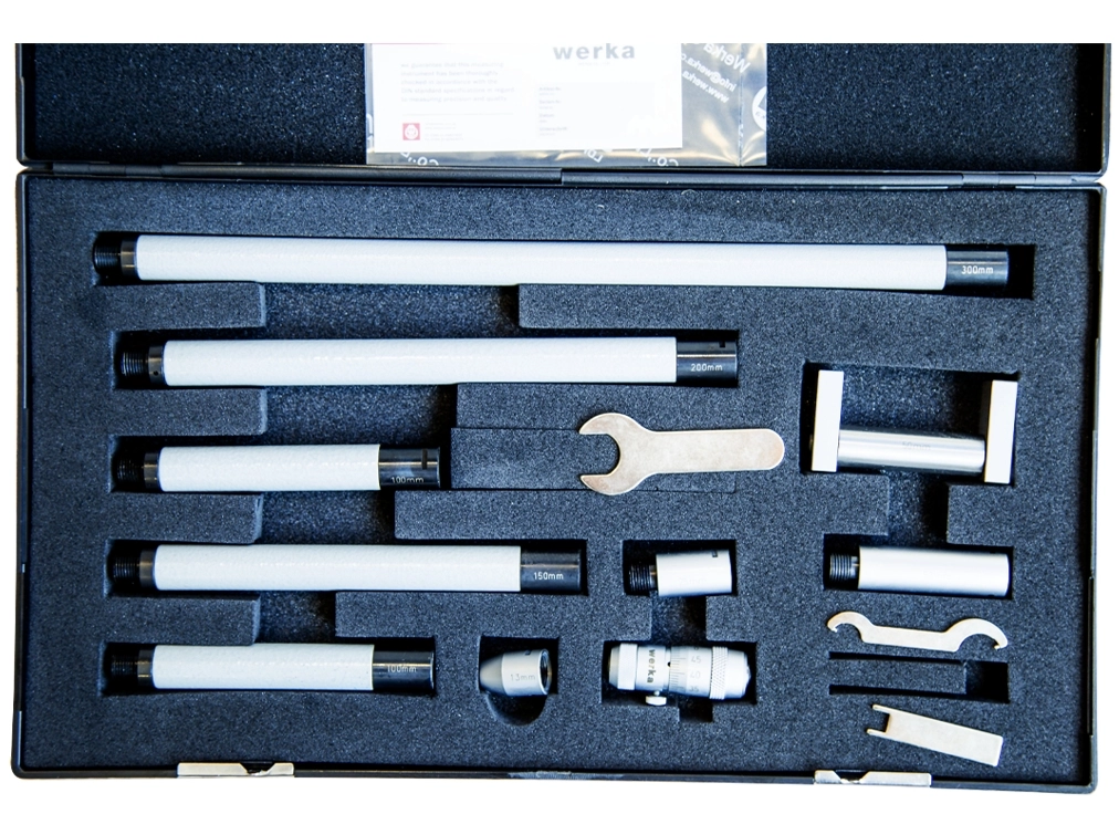 Werka W3110-3001 50-300mm İç Çap Mikrometre Seti