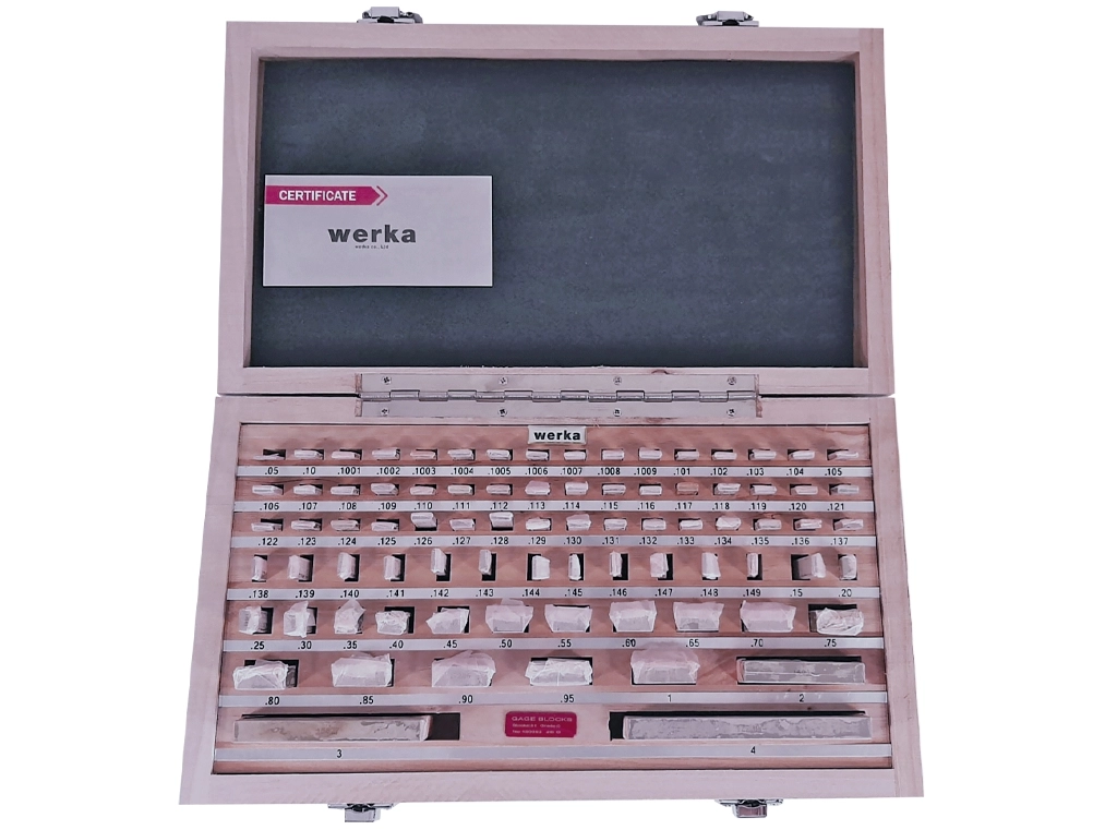 Werka W280-5158 İnç Ölçü Karbür Blok Mastar Seti
