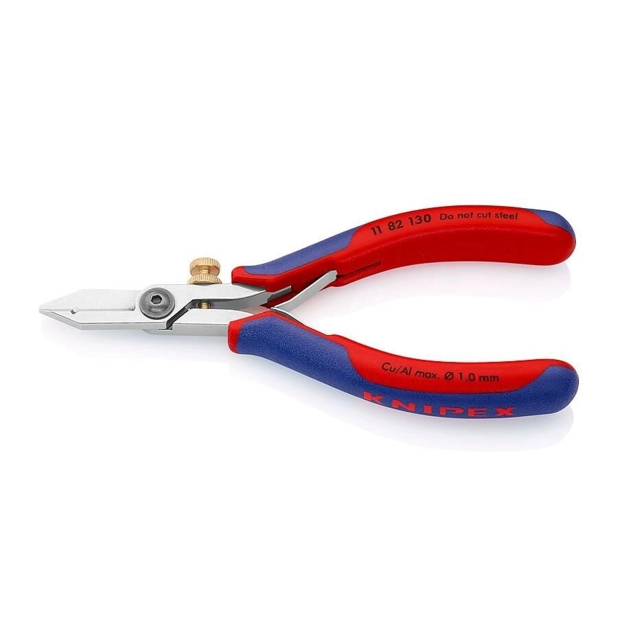 Knipex 11 82 130mm Elektronikçi Kablo Sıyırma Pensesi
