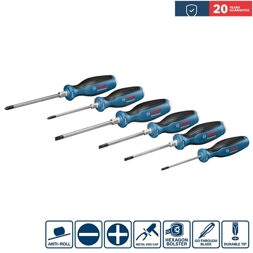 Bosch 1 600 A01 6BF 6 Parça Tornavida Seti