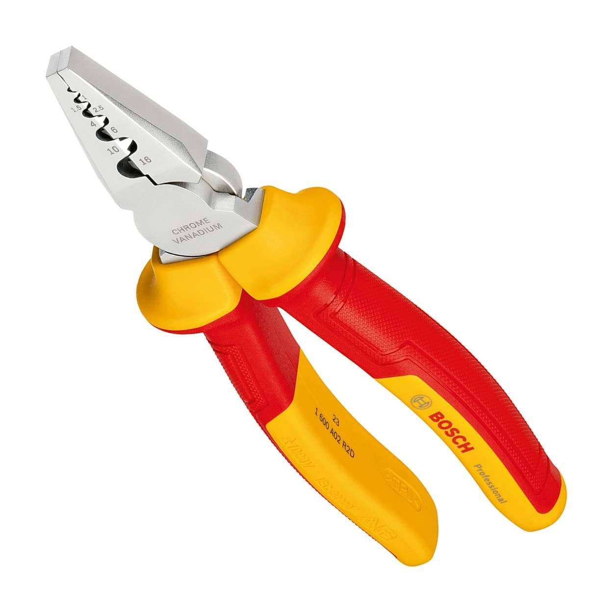 Bosch 1 600 A02 NE6 180mm İzoleli Sıkma Pensesi VDE
