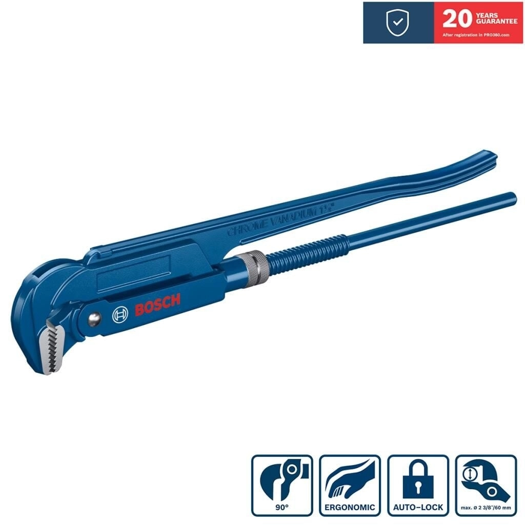 Bosch 1 600 A02 W3V 90° 420mm Boru Anahtarı
