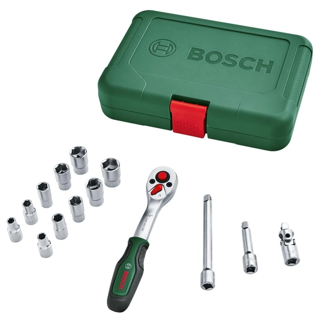 Bosch 1 600 A02 BY0 14 Parça 1/4’’ Lokma Seti
