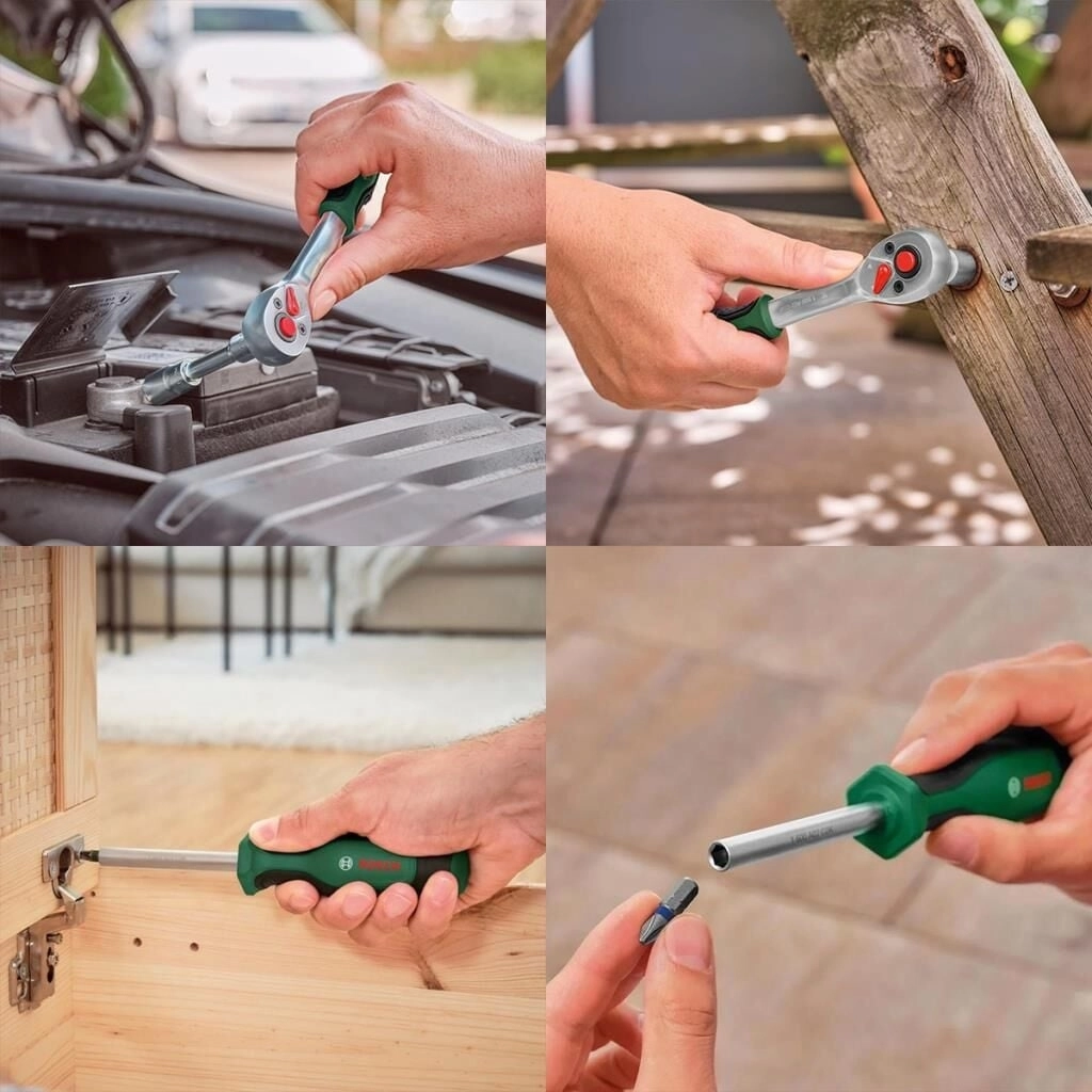 Bosch 1 600 A02 BY1 34 Parça 1/4’’ Lokma Seti