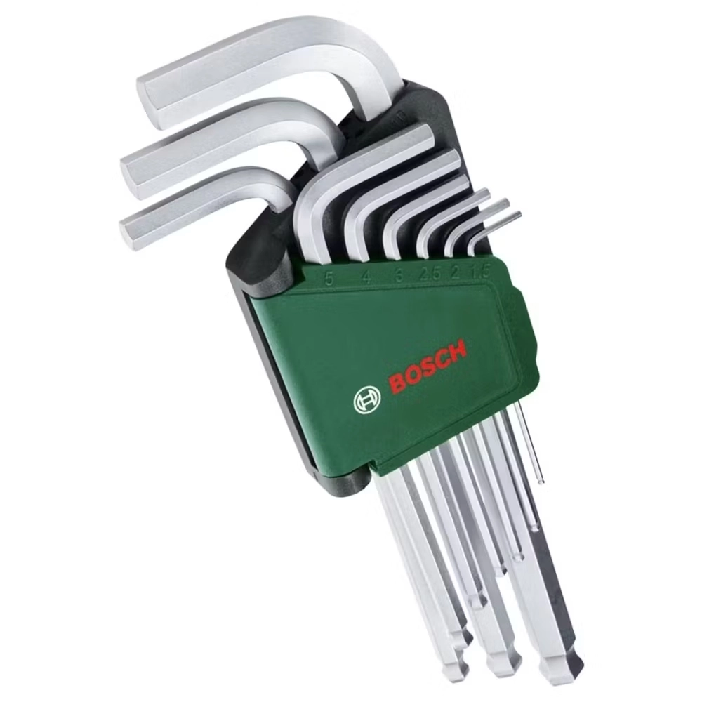 Bosch 1 600 A02 BX9 9 Parça Alyan Anahtar Seti