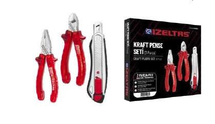 İzeltaş 13000 005651 Kraft Pense Seti (3 Parça)