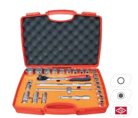Rico 006-RC1225 25 Parça 1/2’’ Lokma Seti 12 Köşe