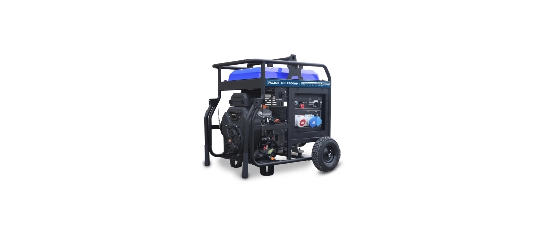 Factor KGL24000MT 21kVa Benzinli İpli - Marşlı Dual Jeneratör