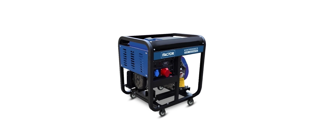 Factor KDK11500SE3 11.0kVa Dizel Marşlı Trifaze Jeneratör