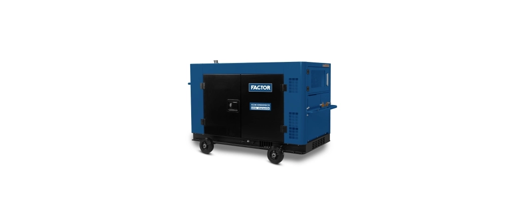 Factor KDK13500SC3 13.5kVa Dizel Kabinli Marşlı Trifaze Jeneratör