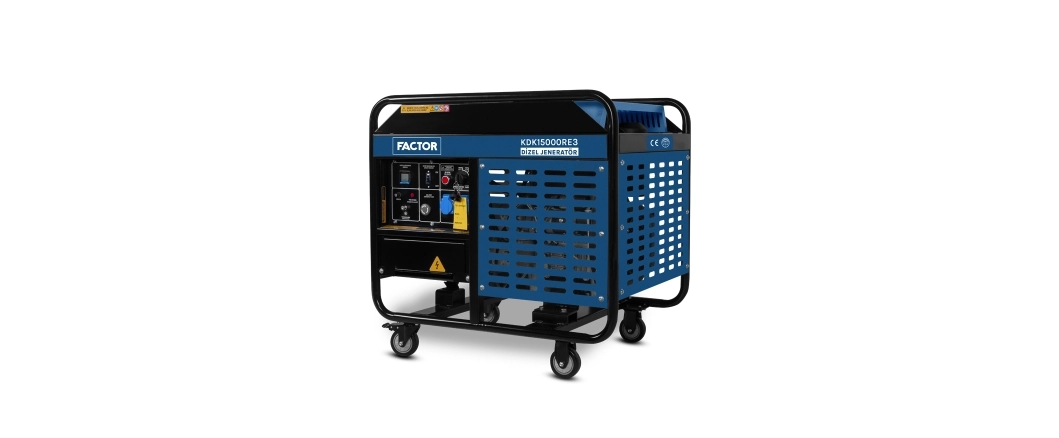 Factor KDK15000RE3 15.0kVa Dizel Marşlı Trifaze Jeneratör