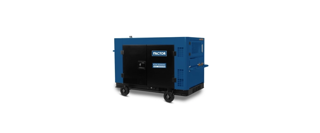 Factor KDK15000SC 15.0kVa Dizel Kabinli Marşlı Monofaze Jeneratör