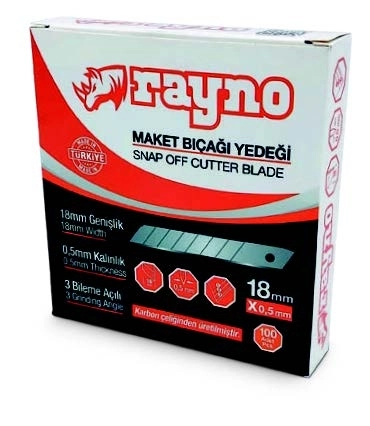 Rayno RAYNOMBY Alüminyum Maket Bıçağı Yedeği (10’lu Paket)