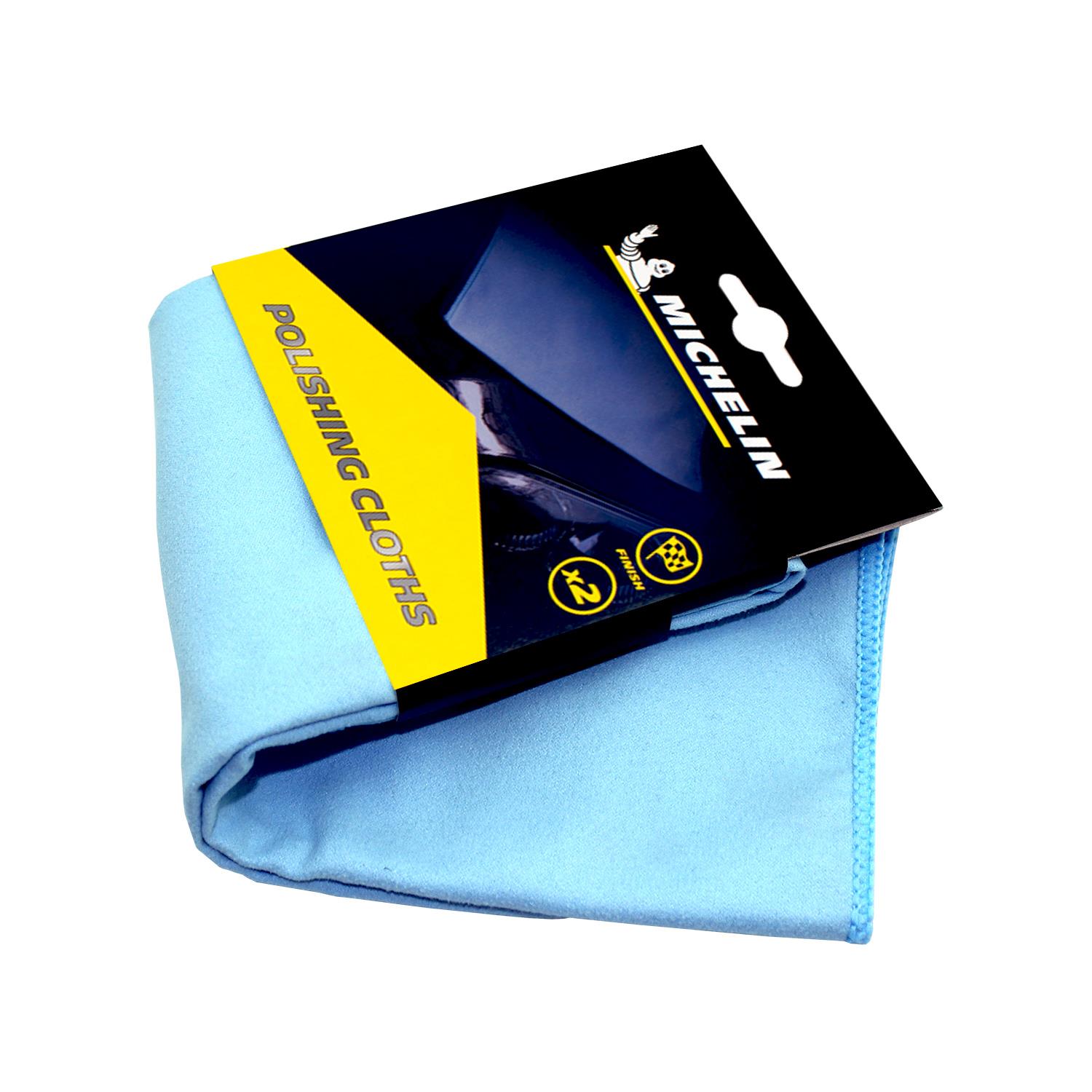 Michelin MC32484 32X32cm Mikrofiber Cilalama, Parlatma Bezi, 2 Adet