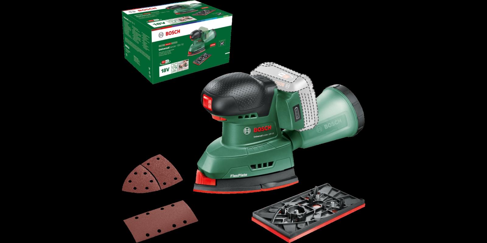 Bosch Akülü Zımpara Makinesi UniversalSander 18V-10 (Aküsüz) - 06033E3100