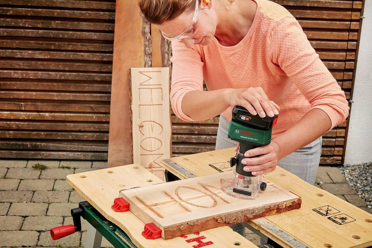 Bosch Akülü Freze Makinesi AdvancedTrimRouter (Aküsüz) - 06039D5000