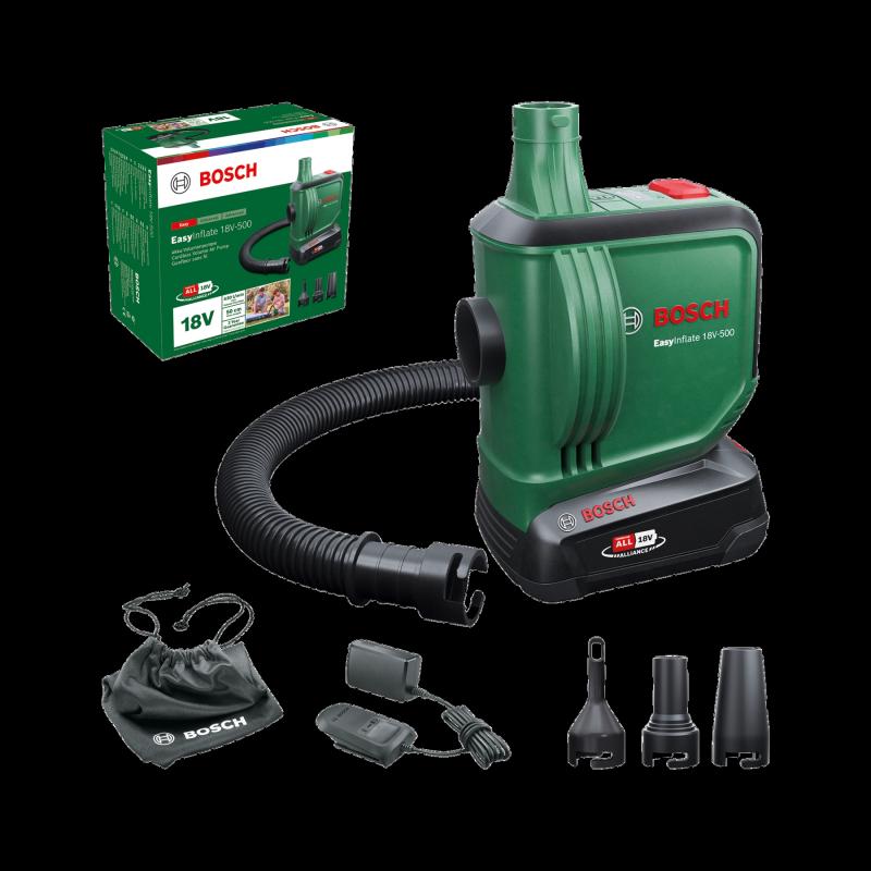 Bosch Akülü Basınçlı Hava Kompresörü EasyInflate 18V-500 Set (1 x 2,0 Ah Akü) - 0603947201