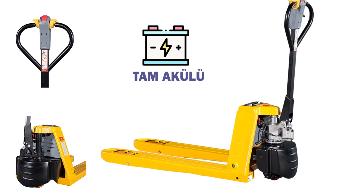 Rolwal FR-TR-EPT20H 2 Ton Tam Akülü Transpalet