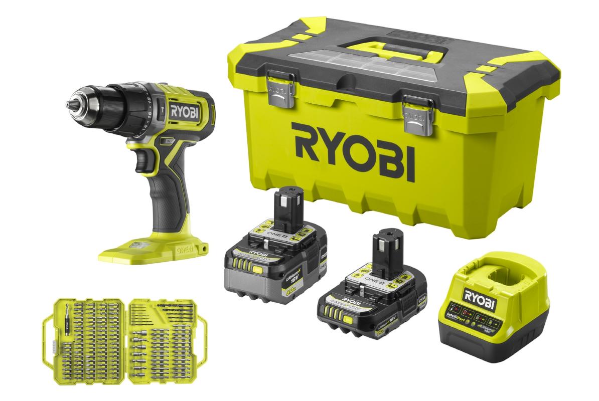 Ryobi RPD18-252TA127 18V Akülü Matkap + Uç Seti