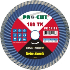 Procut PR51121 180mm Turbo Kanallı Kesim Bıçağı